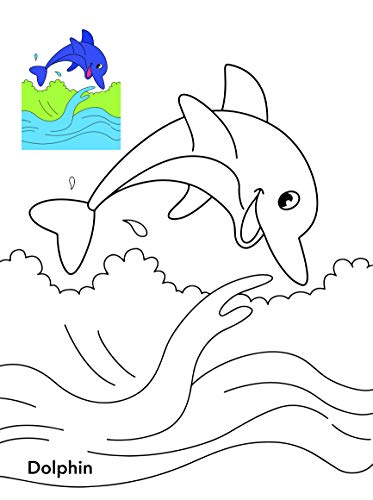 Colouring book : Copy Colouring Book Sea Animals (Colouring book for kids) (Paperback)