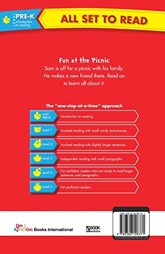 All set to Read- Level Pre-K Fun at the Picnic- READERS (Paperback)