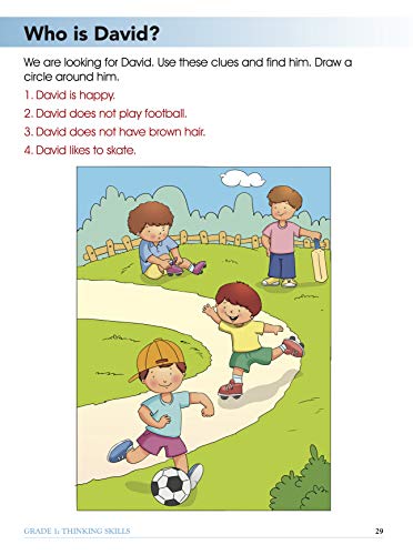 Thinking Skills: Grade 1 Fun-Filled Activities Book for Kids | Smart Scholars | Interactive and Engaging | Mind Treaser | Young Minds ; 6+ Ages (Paperback)