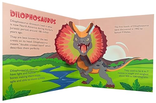 Pop Up Dinosaurs Book for Kids: Pop-Up Dino World | 3D Pop-Up Exploration of the Prehistoric Jungle | Jurassic World | Dinosaur Adventures Themes | Dino Time Travel | Best Dino Pop-Up Book for Childre (Pop-Up)