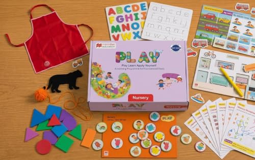 PLAY Time 2025 Nursery Complete Learning Kit Age 3-4 | NCF 2022 | + 7 DIY Activity Manipulatives + Digital App | Play-Based Preschool Learning | ... STEM Kit (PLAY Time Early Learning Programme) (Product Bundle)