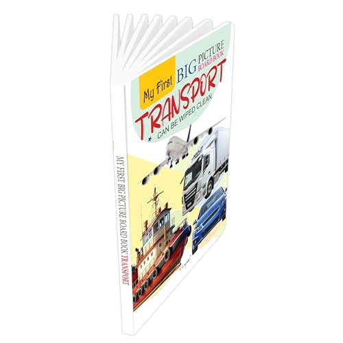 My First Big Picture Board Book Transport :- Kids early learning transport guide, Vehicle Names with Colourful Pictures, Colourful Early Learning for Kids (Board book)