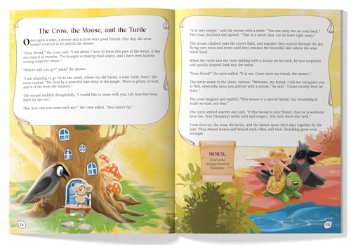 Panchatantra Stories: 101 Classic Animal Fables I Moral Stories, Indian Folklore & Life Lessons | Bedtime Stories for Children | Ages 5+| Select Learning (Hardcover)