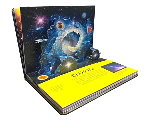 Pop Up Universe Book for Kids | 3D Interactive Space Book | Solar System, Planets, Stars, Galaxies & Satellites | Educational STEM Science Book | ... the Universe Explore Stars, Planets, Galaxies (Hardcover)