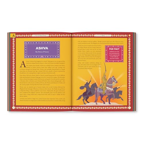 A-Z of Indian History: 80 Fun Stories from Ancient India to Independence: 80 Fun Stories from Ancient India to Independence | Cool Trivia, Bright Full-Coloured Illustrations | Ages 10+ (Paperback)