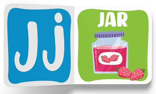 My First A to Z – Boxed Set of 5 Mini Board Books: Learn the Alphabet from A to Z with Bright Pictures & Fun Learning | Includes A–E, F–J, K–O, P–T, ... Toddlers & Preschoolers | Ages 0–5 Years (Board book)