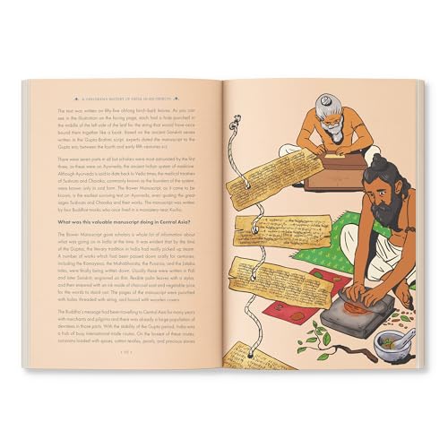 A Children's History of India in 100 Objects: Indian History from Ancient Times to Present Day through Various Artefacts and Art | Full-Colour Illustrated Book for Young Readers (Paperback)