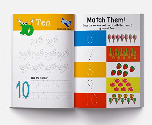Numbers 1–10 – Write and Practice Book for Kids: Learn to Trace and Write Numbers 1 to 10 with Fun Activities | Early Math Writing Workbook for Toddlers, Preschool & Kindergarten | Ages 3–5 Years (Wri (Hardcover)