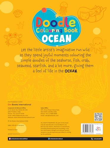 Colouring Book: Doodle Colouring Book Ocean (Paperback)