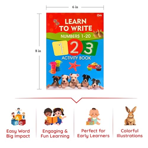 Activity Book : Learn to Write Numbers 1-20 Activity Book (Paperback)