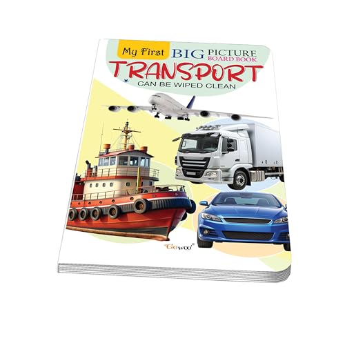 My First Big Picture Board Book Transport :- Kids early learning transport guide, Vehicle Names with Colourful Pictures, Colourful Early Learning for Kids (Board book)
