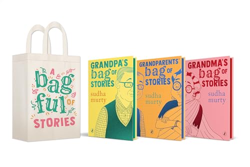A Bagful of Stories: A Gift Edition Boxset of Grandma’s, Grandpa’s and Grandparents’ Bag of Stories by Sudha Murty (Hardcover)