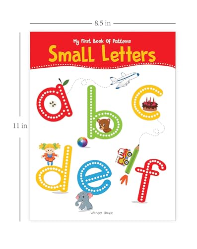 My First Book of Patterns: Small Letters – Write and Practice Line Patterns and Small Letters a to z | Pre-Writing and Alphabet Tracing Workbook for Kids Ages 3–5 | 2+ Hours of Early Learning Fun (Paperback)