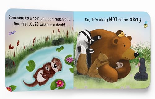 It’s Okay Not to Be Okay – A Gentle Board Book About Feelings for Kids: Helps Children Understand and Express Emotions Like Sadness, Anger & Worry | Builds Emotional Intelligence & Empathy | Comfortin (Hardcover)