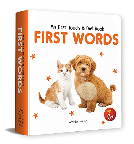 My First Book of Touch And Feel - First Words : Touch And Feel Board Book For Children (Board book)