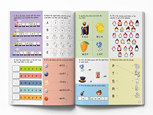 201 English Activity Book: Fun Activities and Grammar Exercises | Alphabet & Words, Rhyming & Opposites | Ages 5–9 | 4+ Hours of Interactive Learning (Paperback)