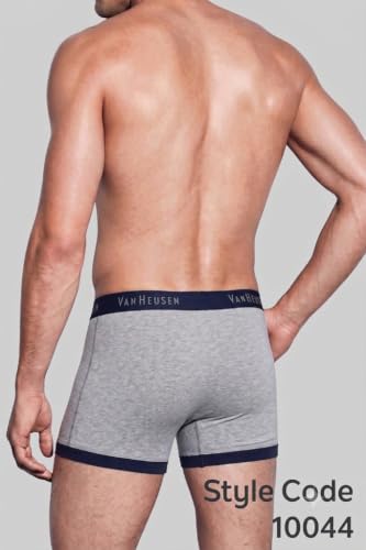 Van Heusen Men’s Cotton Trunks Pack of 2 | Fashion Trunk with contrast colors |Super Combed Cotton for softness | Open Front Fly | Moisture‑Wicking | Sweat Absorbant | All‑Day Fresh Technology |Long L (₹645.00 with 2 percent savings)