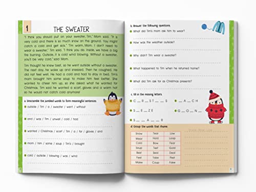 Fun Time Reading Comprehension Workbook: Level 1 | Activity Book for Kids | Ages 6–8 | Build Reading Skills with Engaging Exercises (Paperback)