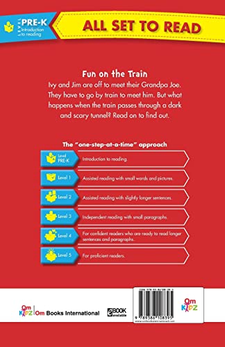 All set to Read- Level Pre-K Fun on the Train- READERS (Paperback)