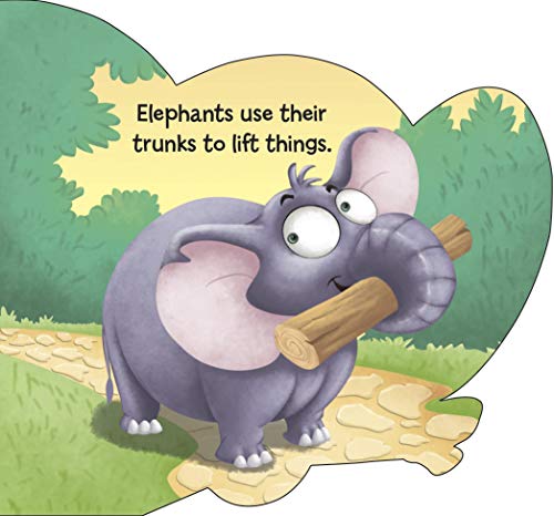 Board Book : Elephant ( Animals and Birds ) - Cutout Board Books (Board book)