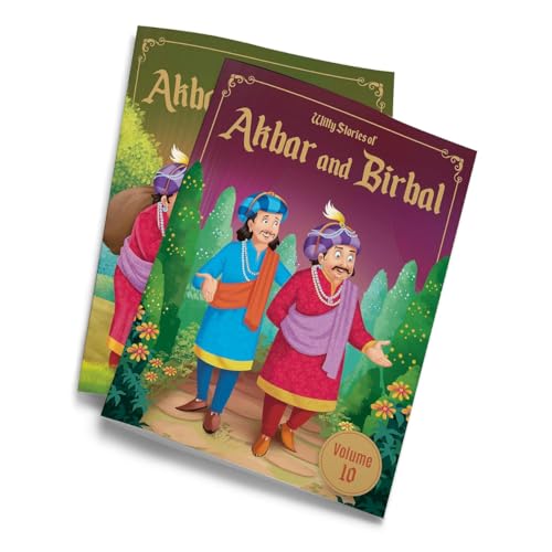 Witty Stories of Akbar and Birbal - Collection of 10 Books: Illustrated Humorous Stories For Kids (Paperback)