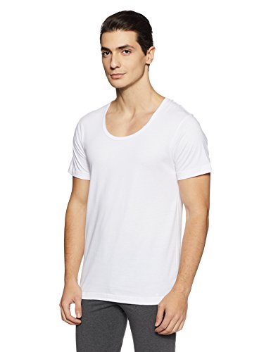 Van Heusen Men Regular Fit Vest 100% Combed Cotton Pack of 1 - Anti Bacterial, Quick Dry, Label Free (XL)