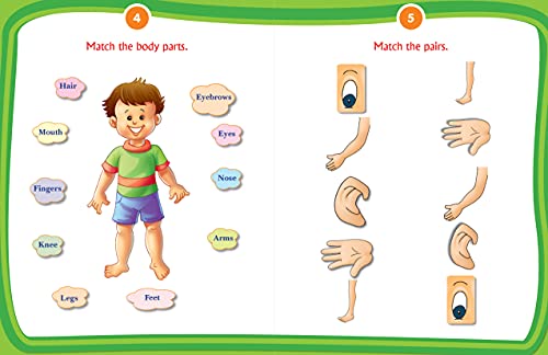 Kid’s 2nd Activity Book Set – 5 Educational Titles for Age 4+ | English, Maths, Environment, Good Habits & Logic Reasoning | Fun Illustrated Activities to Build Early Skills, Knowledge & Creativity (Paperback)