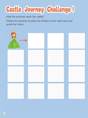 Princess Sparkle: Sticker and Royal Adventures | Sticker Activity Book (Paperback)