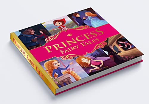 Princess Fairy Tales: Ten Traditional Fairy Tales For Children (Abridged and Retold With Large Font For Easy Reading) 8 Inches X 8 Inches - Hardback (Hardcover)