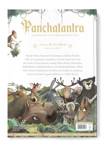Pandit Vishnu Sharma's Panchatantra: Illustrated Tales From Ancient India (Hardback, Special edition) (Product Bundle)