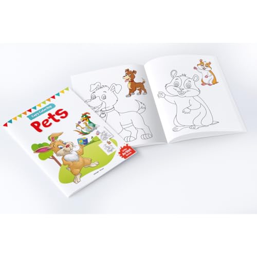 Let's Color: Copy Color Art Pack of 8 Books (Transport, Professions, Pets, Fish, Insects, Robots, Mandalas and Sports) - 3 years to 8 years (Hardcover)