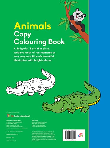 Colouring book : Copy Colouring Book Animals (Colouring book for kids) (Paperback)
