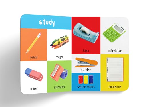 My First 100 Objects Around Us: Padded Board Book for Kids | Learn Names of Everyday Things at Home, School, Park & More with Bright Pictures | Early Learning Book for Babies, Toddlers & Preschoolers  (Board book)