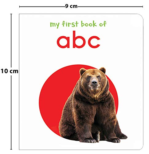 My First Book of ABC | First Alphabet Board Book for Babies, Toddlers & Preschoolers | Learn ABC with Bright Pictures | Early Learning Book for Kids Ages 0-3 Years (Hardcover)