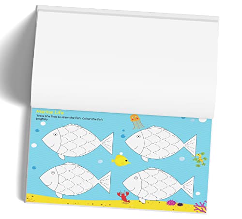 Pencil Control Super Activity Book for Kids – Practice Lines, Curves, Shapes & Patterns | Develop Fine Motor Skills & Handwriting Readiness | Early Learning Workbook for Toddlers, Preschool & Kinderga (Hardcover)