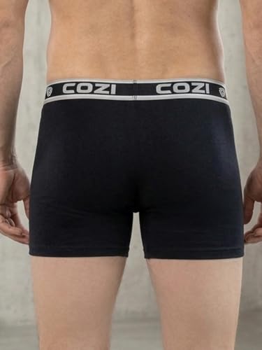 Lux Cozi Men's Cotton Boxers (Pack of 5) (Color & Prints May Vary) (100 CM)