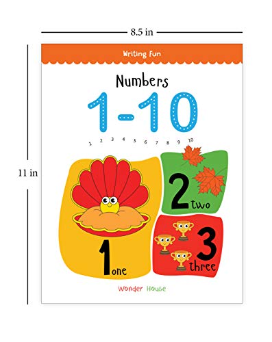 Numbers 1–10 – Write and Practice Book for Kids: Learn to Trace and Write Numbers 1 to 10 with Fun Activities | Early Math Writing Workbook for Toddlers, Preschool & Kindergarten | Ages 3–5 Years (Wri (Hardcover)