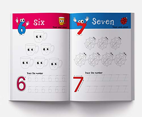 Numbers 1–10 – Write and Practice Book for Kids: Learn to Trace and Write Numbers 1 to 10 with Fun Activities | Early Math Writing Workbook for Toddlers, Preschool & Kindergarten | Ages 3–5 Years (Wri (Hardcover)