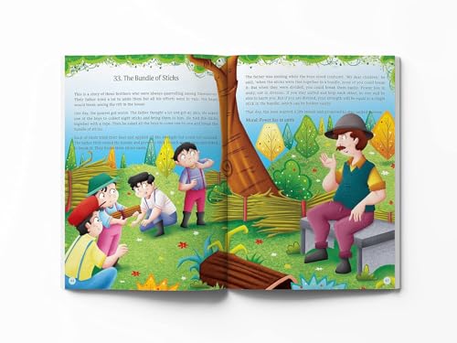 101 Aesop's Fables For Children 5 Minutes Read Aloud Illustrated Tales With Morals (Hardcover)