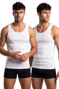 Van Heusen Men’s Cool It Vest – Pack of 2 | 100% Combed Cotton | Keeps you 3degrees cooler | N9 Cool It Technology | Doesn’t lose shape , Moisture‑Activated Heat Reduction | Super Soft | Scoop Neck| C (L)