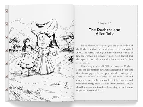 Alice in Wonderland: Illustrated Abridged Children Classics English Novel With Review Questions (Hardback) (Hardcover)