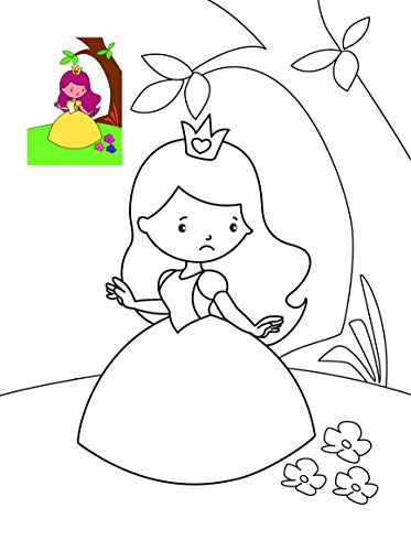 Colouring book : Copy Colouring Book Princess (Colouring book for kids) (Paperback)