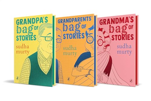 A Bagful of Stories: A Gift Edition Boxset of Grandma’s, Grandpa’s and Grandparents’ Bag of Stories by Sudha Murty (Hardcover)