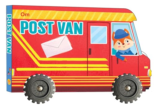Cutout Out Board Book : Post Van - Small Wheel for Children's Activity | Picture | Cute Rhymes | Wonderful Gift for Kids; 1+ Ages (Board book)