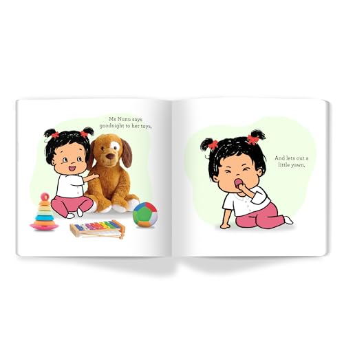Nini for Ms Nunu | Lift-the-Flap Board Book for Toddlers on Bedtime Routine by SAM & MI | Interactive Story Book for Kids & Babies | Up to 4 Years (Board book)