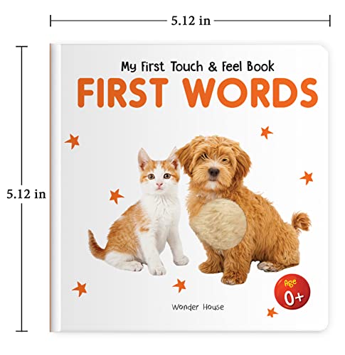 My First Book of Touch And Feel - First Words : Touch And Feel Board Book For Children (Board book)