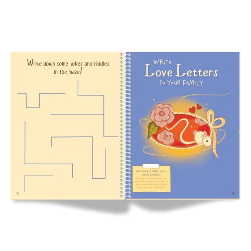 The Great Writer's Book for Kids | Creative Activity Book for Budding Writers with Stickers, DIY Craft, Cutouts & Certificate | Create Greeting Cards, Jokes, Stories & More (Ages 5-10) (Hardcover)