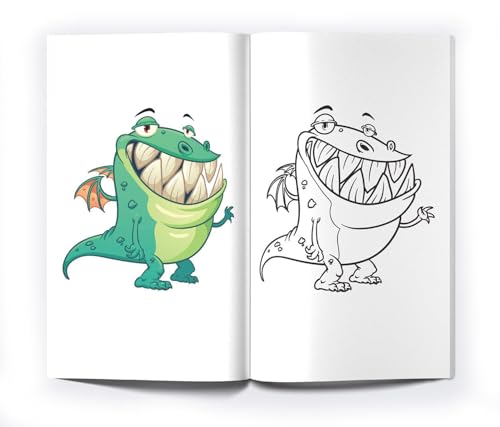 Monster Colouring Book (Giant Book Series): Jumbo Sized Colouring Books (Hardcover)