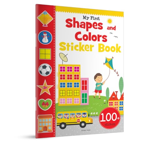 My First Shapes and Colours Sticker Book: Exciting Sticker Book With 100 Stickers (Hardcover)