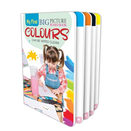 My First Big Picture Board Book Colours :- Simple learning book about colours, Bright Educational Book for Kids, Early Learning and Reading Fun (Board book)
